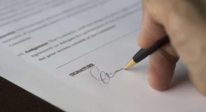 Firma de consentimiento