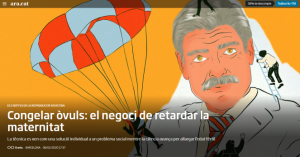 Artículo en Ara sobre Congelación de óvulos